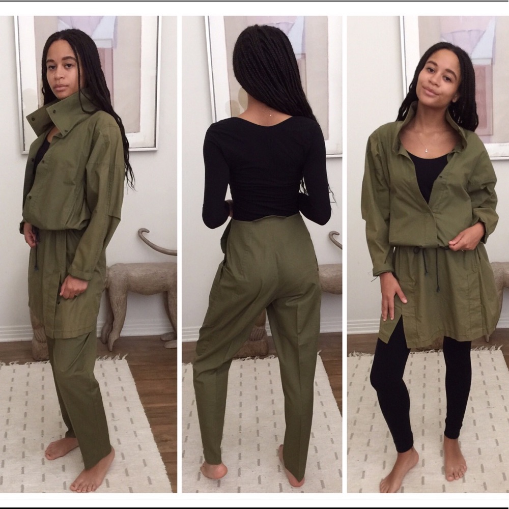 Tunic Dress cinch & blouse and matching pant